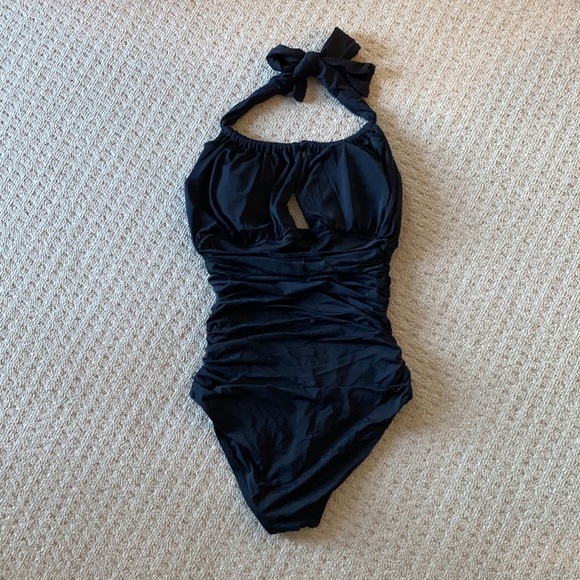 One piece black bathing suit - Picture 2 of 2